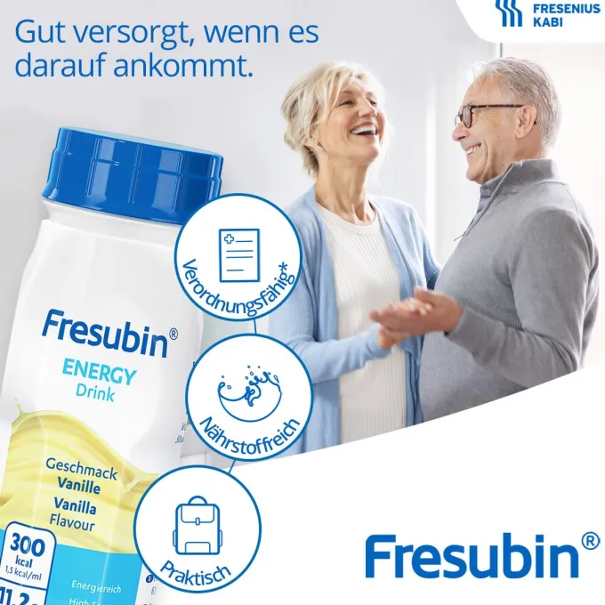 FRESUBIN ENERGY DRINK Mischkarton Trinkflasche Trinknahrung 24 Stück