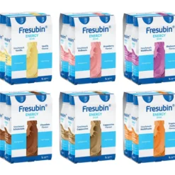 FRESUBIN ENERGY DRINK Mischkarton Trinkflasche Trinknahrung 24 Stück