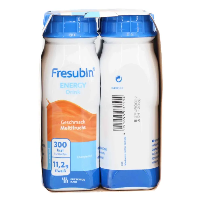 FRESUBIN ENERGY DRINK Multifrucht Trinkflasche 6X4X200 ml