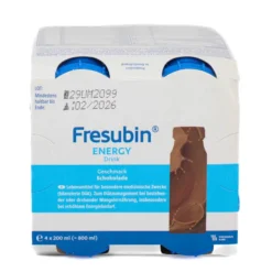 FRESUBIN ENERGY DRINK Schokolade Trinkflasche 4 Stück