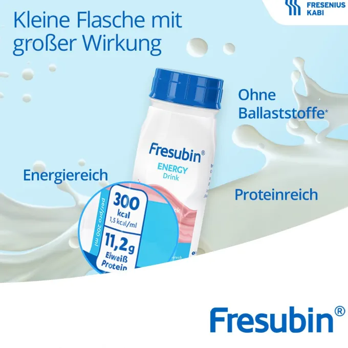 FRESUBIN ENERGY DRINK Vanille Trinkflasche 4 Stück
