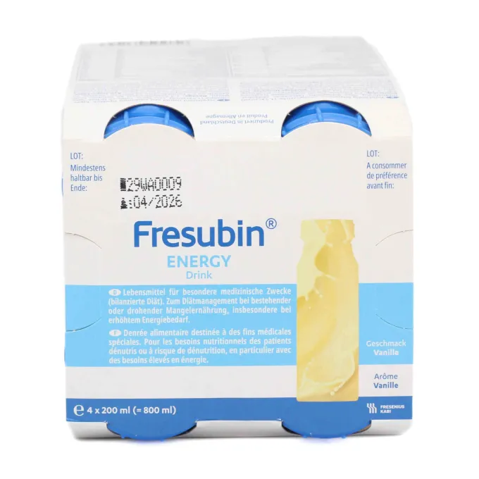 FRESUBIN ENERGY DRINK Vanille Trinkflasche 4 Stück
