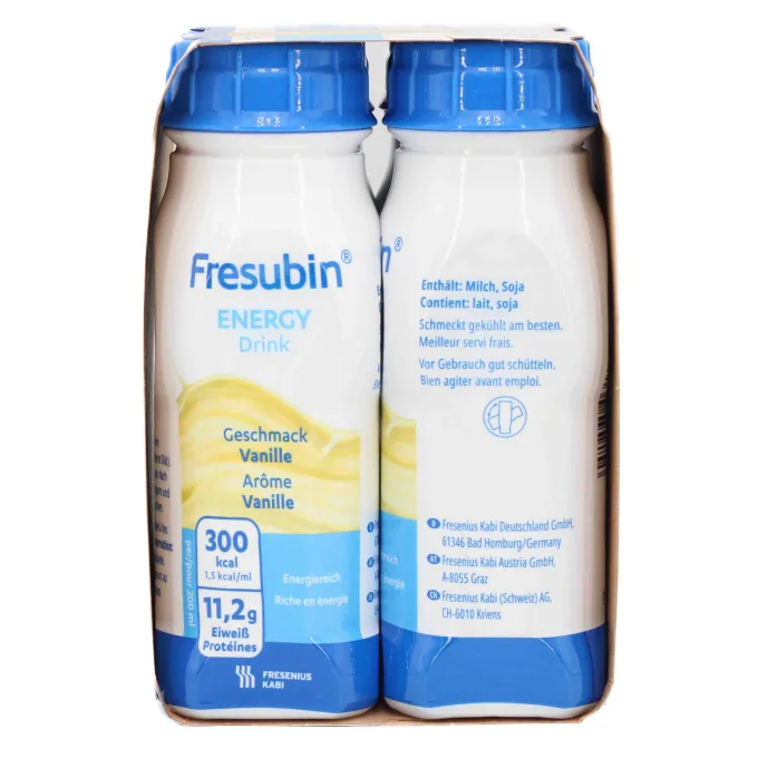 FRESUBIN ENERGY DRINK Vanille Trinkflasche 4 Stück