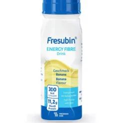 FRESUBIN ENERGY Fibre DRINK Banane Trinkflasche 4 Stück