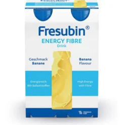 FRESUBIN ENERGY Fibre DRINK Banane Trinkflasche 4 Stück