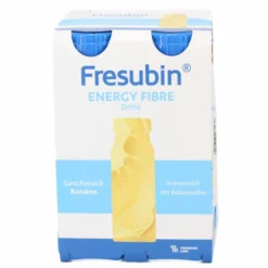 FRESUBIN ENERGY Fibre DRINK Banane Trinkflasche Set 2x4St