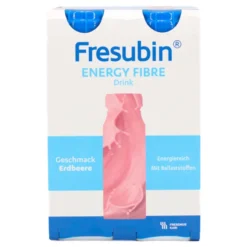 FRESUBIN ENERGY Fibre DRINK Erdbeere Trinkflasche 4 Stück