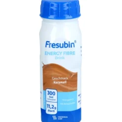 FRESUBIN ENERGY Fibre DRINK Karamell Trinkflasche 4X200 ml