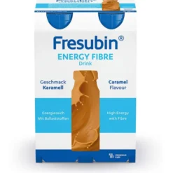 FRESUBIN ENERGY Fibre DRINK Karamell Trinkflasche 4X200 ml