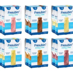 FRESUBIN ENERGY Fibre DRINK Mischkarton Trinkflasche Trinknahrung 24 Stück