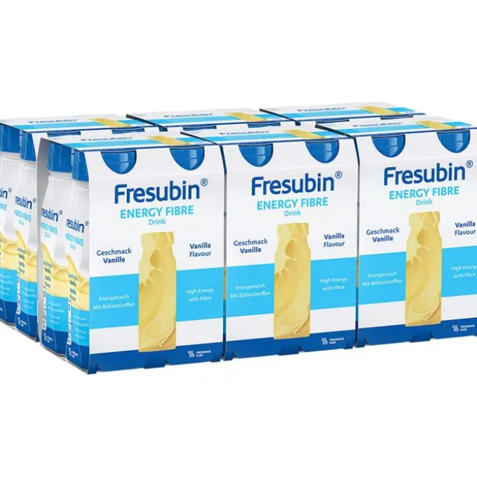FRESUBIN ENERGY Fibre DRINK Vanille Trinkflasche Trinknahrung 6X4X200 ml