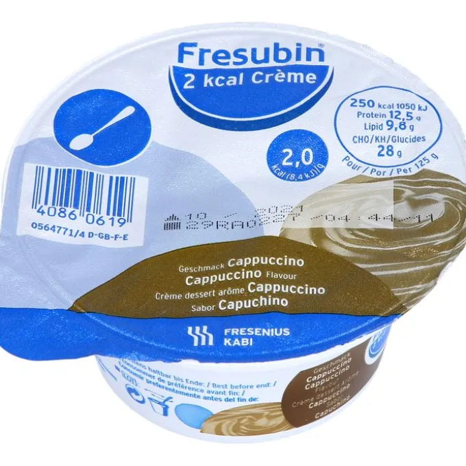 FRESUBIN 2 kcal Creme Cappuccino im Becher 4 Stück