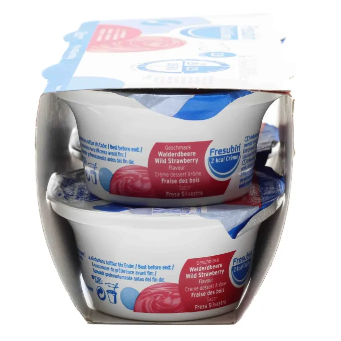 FRESUBIN 2 kcal Creme Walderdbeere im Becher Trinknahrung 24 Stück