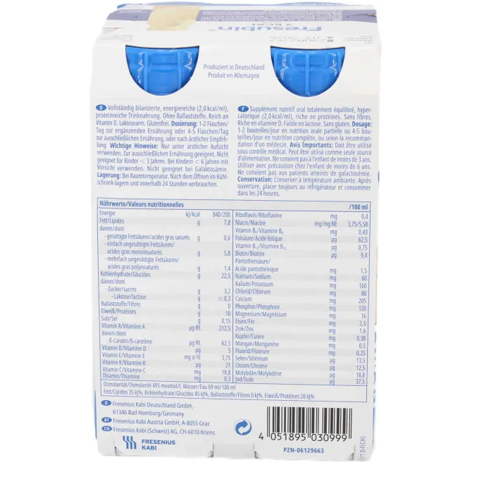 FRESUBIN 2 kcal DRINK Neutral Trinkflasche Set 2x800ml