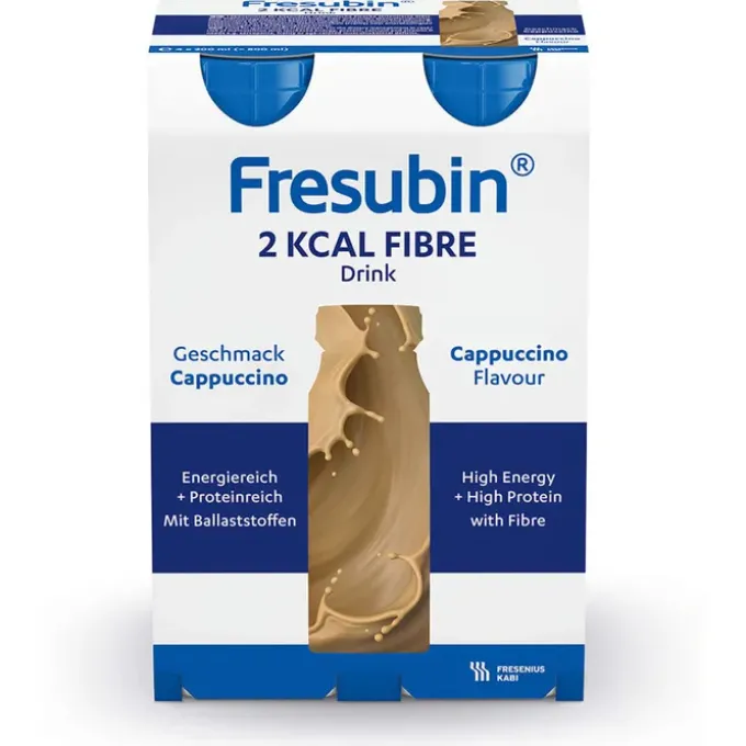 FRESUBIN 2 kcal Fibre DRINK Cappuccino Trinkfl. 4 Stück
