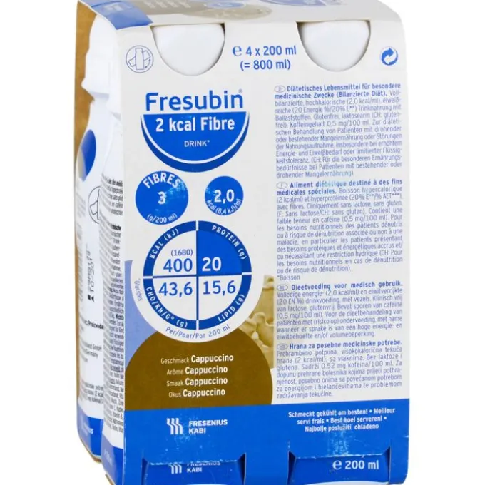 FRESUBIN 2 kcal Fibre DRINK Cappuccino Trinkfl. 4 Stück