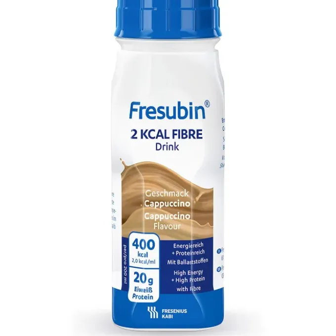 FRESUBIN 2 kcal Fibre DRINK Cappuccino Trinkfl. 4 Stück