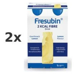 FRESUBIN 2 kcal Fibre DRINK Lemon Trinkflasche Set 2x800ml
