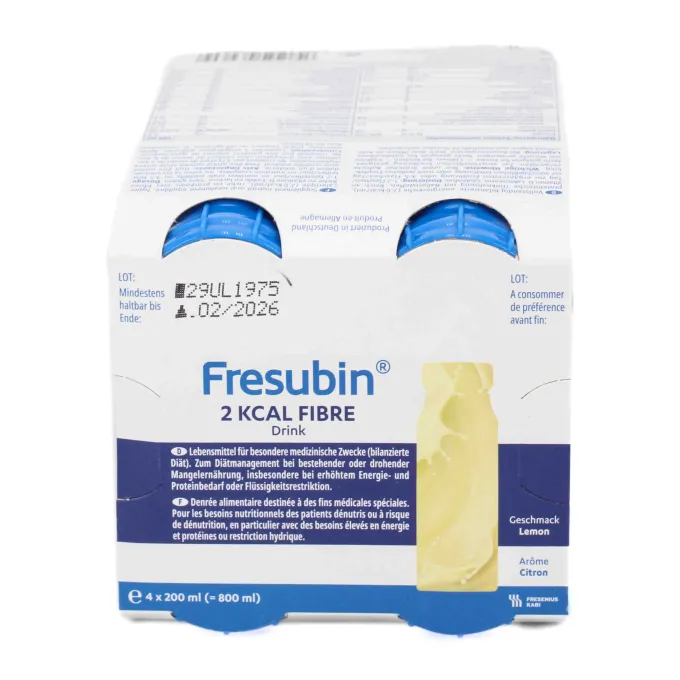 FRESUBIN 2 kcal Fibre DRINK Lemon Trinkflasche Set 2x800ml
