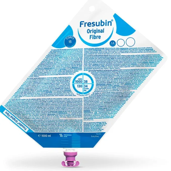 FRESUBIN ORIGINAL Fibre Easy Bag 8X1000 ml