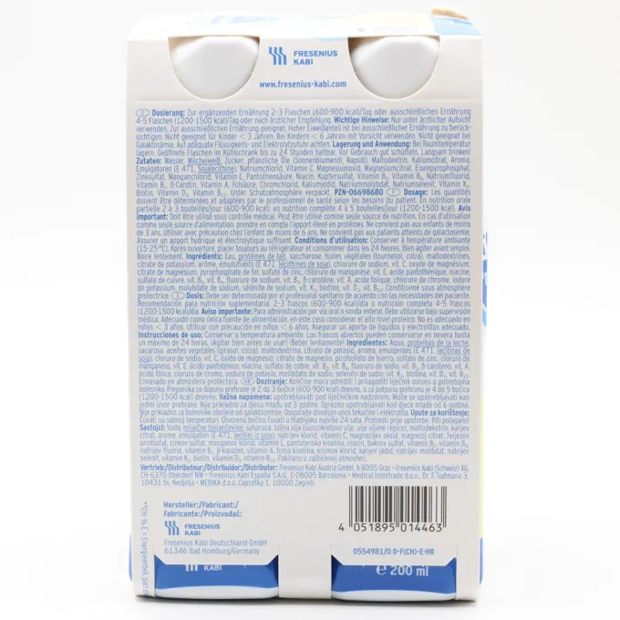 FRESUBIN PROTEIN Energy DRINK Mischkarton Trinkflasche Trinknahrung 6X4X200 ml