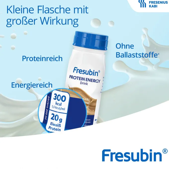 FRESUBIN PROTEIN Energy DRINK Mischkarton Trinkflasche Trinknahrung 6X4X200 ml