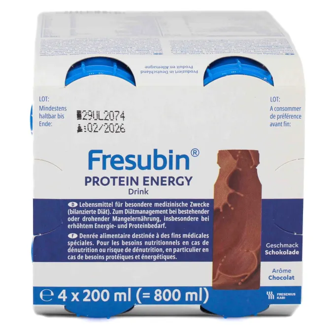 FRESUBIN PROTEIN Energy DRINK Schokolade Trinkfl. 4 Stück