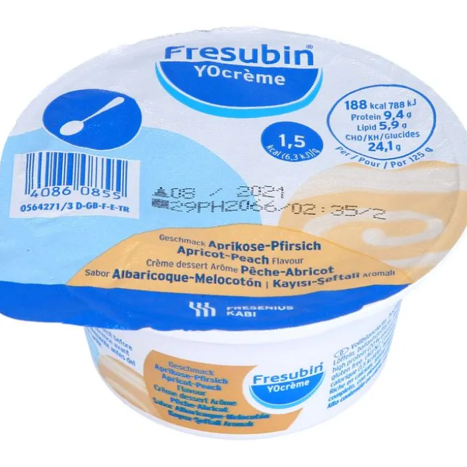 FRESUBIN YOcreme Aprikose Pfirsich 4 Stück
