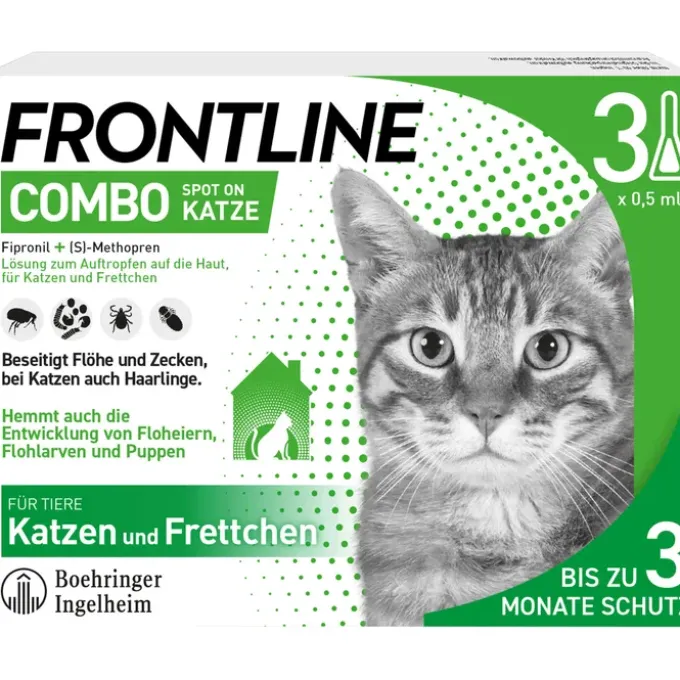 FRONTLINE Combo Spot on Katze Lsg.z.Auft.a.Haut 3 St