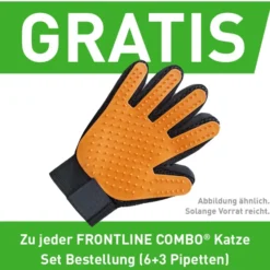 FRONTLINE COMBO® 6St + 3St mit gratis Fellpflegehandschuh 6St + 3St