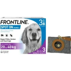 FRONTLINE Spot on H 40 Lösung f.Hunde + Kotbeutel 3+1St