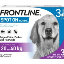 FRONTLINE Spot on H 40 Lösung f.Hunde 3 St
