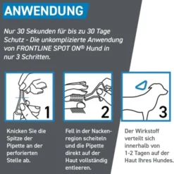 FRONTLINE Spot on H 40 Lösung f.Hunde 3 St