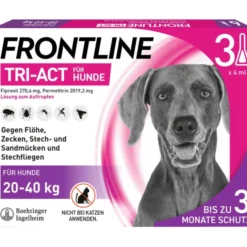 FRONTLINE Tri-Act Lsg.z.Auftropfen f.Hunde 20-40kg 3 St