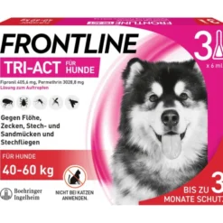 FRONTLINE Tri-Act Lsg.z.Auftropfen f.Hunde 40-60kg 3 St