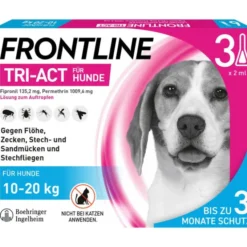 FRONTLINE Tri-Act Lsg.z.Auftropfen f.Hunde 10-20kg 3 St