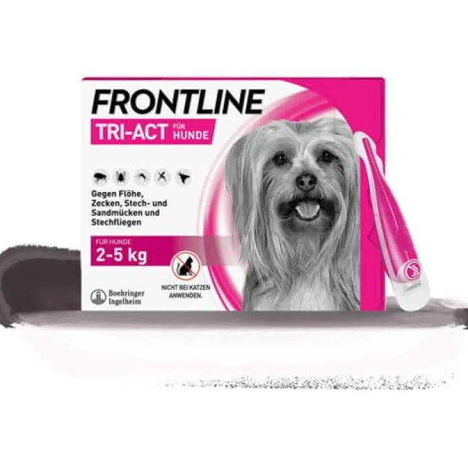 FRONTLINE Tri-Act Lsg.z.Auftropfen f.Hunde 2-5 kg 3 St