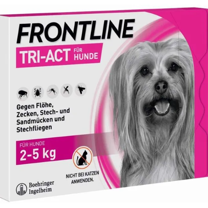 FRONTLINE Tri-Act Lsg.z.Auftropfen f.Hunde 2-5 kg 3 St