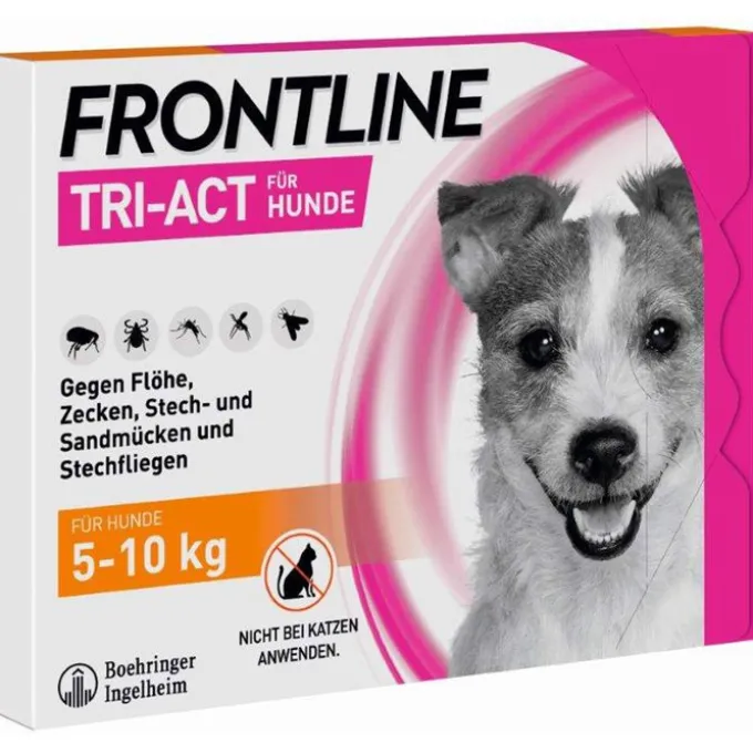 FRONTLINE Tri-Act Lsg.z.Auftropfen f.Hunde 5-10 kg 3 St