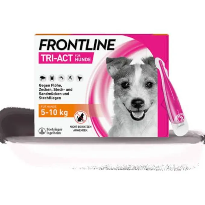 FRONTLINE Tri-Act Lsg.z.Auftropfen f.Hunde 5-10 kg 3 St
