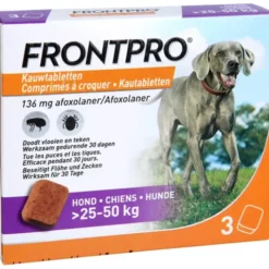 FRONTPRO 136 mg Kautabletten f.Hunde ><noscript><img width=