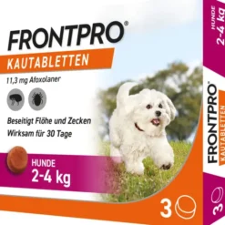 FRONTPRO 11 mg Kautabletten f.Hunde 2-4 kg 3 St