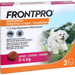 FRONTPRO 11 mg Kautabletten f.Hunde 2-4 kg 3 St