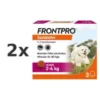 FRONTPRO 11 mg Kautabletten für Hunde 2-4 kg 2x3 St