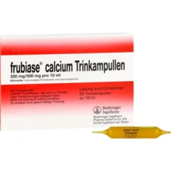 FRUBIASE CALCIUM T Trinkampullen 20 St