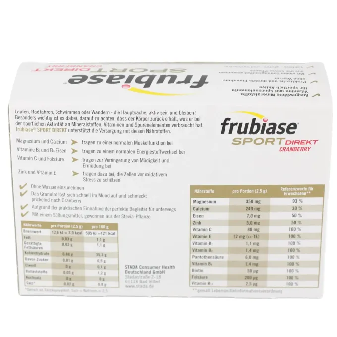 FRUBIASE SPORT Direkt Granulat 18 Stück