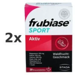 FRUBIASE SPORT Waldfrucht Brausetabletten Set 2x20St