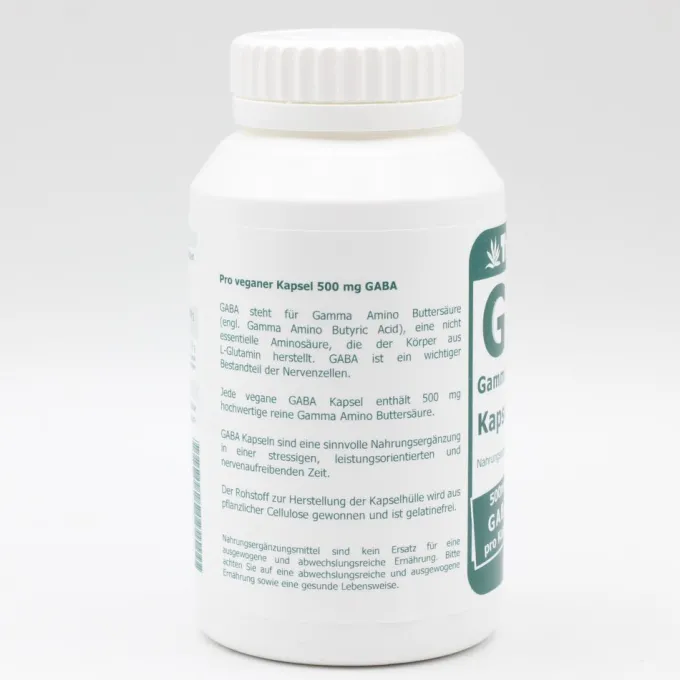 GABA 500 mg vegetarische Kapseln 200 Stück