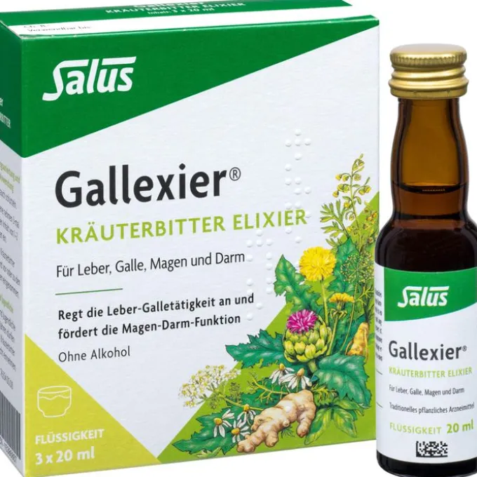 GALLEXIER Kräuterbitter Elixier Salus Flü.z.E. 3X20 ml