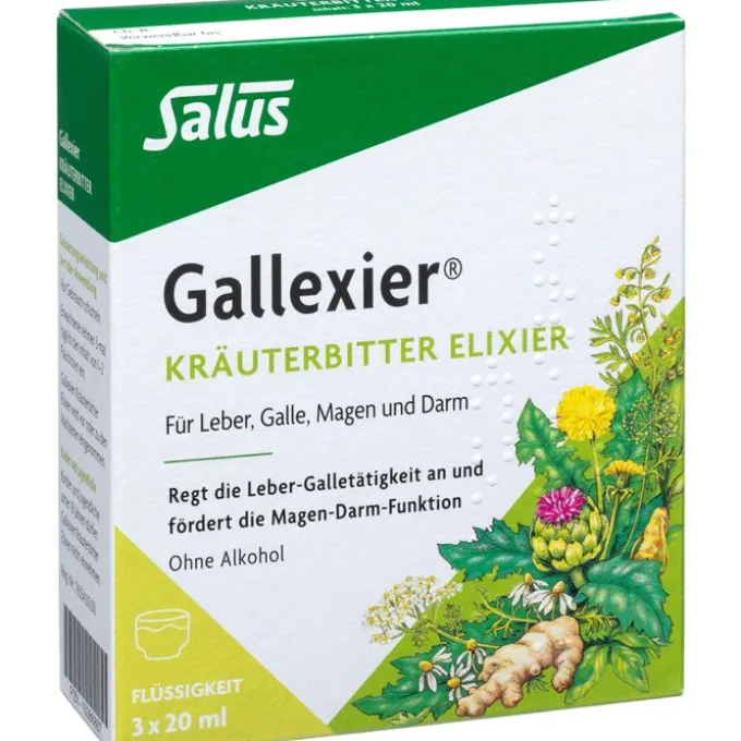 GALLEXIER Kräuterbitter Elixier Salus Flü.z.E. 3X20 ml